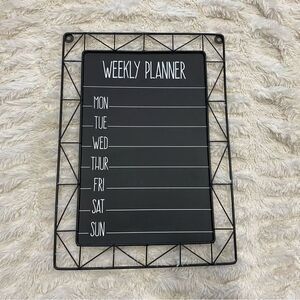 Weekly Planner Chalkboard